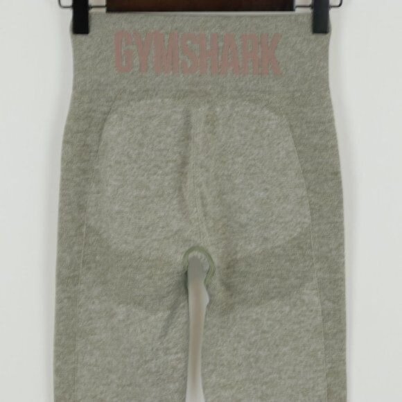 Gymshark Flex Women's Size XS Khaki Seamless High Waist Ankle Athletic Leggings - Picture 7 of 10